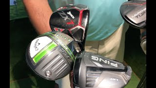 NEW Golf Drivers  Sounds of 7 Different NEW Golf Drivers [upl. by Avrenim312]