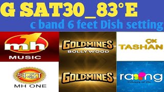 gsat 30 new update gsat 30 dish setting83e channel list 2024 [upl. by Donna]