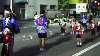 せり込み蝶六踊り街流し－明星幼稚園 富山県魚津市 [upl. by Gottlieb]