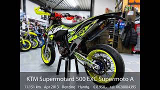 KTM Supermotard 500 EXC Supermoto A2 2013 [upl. by Ribble837]