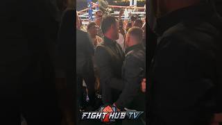 HEATED Shakur amp Lomachenko CONFRONTATION at Ringside [upl. by Pacheco]