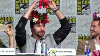 Hannibal Cast Share Floral Crowning At Comic Con 2015 [upl. by Rola336]