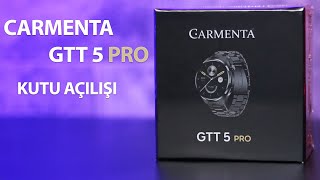 CARMENTA GTT 5 PRO Akıllı Saat  Kutu Açılışı [upl. by Silisav]