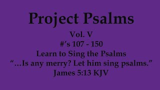 Psalm 128 Tune Iconium Scottish Metrical Psalter 1650 [upl. by Annohsed]