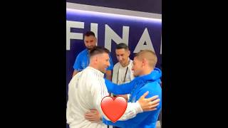 Messi amp Verratti Friendship❤️ football messi verratti [upl. by Schulman]