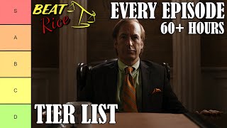 Every Episode of Better Call Saul Tier List  Ranked and Reviewed [upl. by Anem]