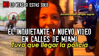 El inquietante y nuevo video en calles de Miami  Tuvo que llegar la policía [upl. by Warfeld]