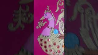 Tanjore painting ❤😍art artist godlovesyou viralvideo [upl. by Lourdes660]