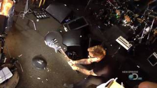 James Hetfield Smashing Guitars HD  Time Warp [upl. by Drolyag]