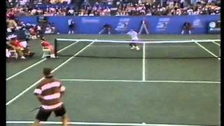 Sampras vs Agassi 1995 Us Open Final  0913 [upl. by Ancalin]