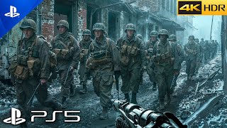 PS5 Americas Stalingrad Battle of Aachen  Realistic Immersive ULTRA GraphicsGameplay4K60FPSHDR [upl. by Narf]