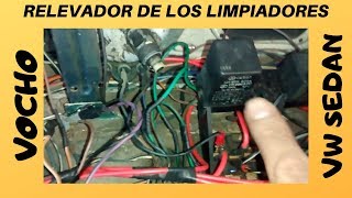 Relevador De Los Limpiadores Del Vocho ¿para que sirve ¿como probarlo [upl. by Pallaten]