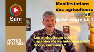 Manifestations agricoles  Quen reste til  Paysans incapables dêtre indépendants  Pourquoi [upl. by Notsgnik]