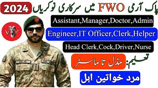 Pak Army FWO mai nokriyan 2024  New jobs pakistan  Govt jobs  Learnholic Official [upl. by Ranite623]