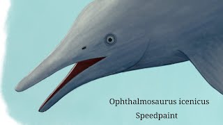 •Speedpaint• Ophthalmosaurus icenicus [upl. by Kling]