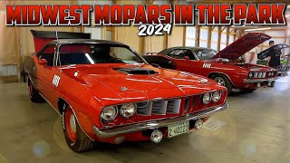 MASSIVE MOPAR CAR SHOW Muscle Cars  Classic Cars  Mopars in the Park 2024 Rare Muscle Cars [upl. by Narahs244]