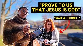 Jehovahs Witness SILENT After Seeing Jesus Is God [upl. by Manon]