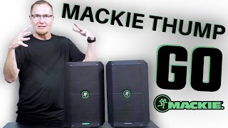 Review Of Mackie Thump Go 8quot Battery Powered Ceremony and Cocktail Hour Speakers DJNTV MackieGear [upl. by Artim]