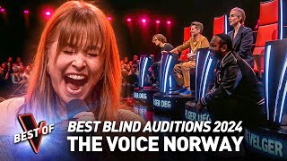 The Very Best Blind Auditions of The Voice Norway 2024 [upl. by Marcelia]