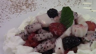 Almond Flavor Gelatin With Fruits Salad [upl. by Dall]