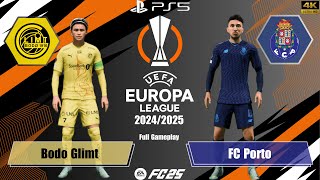 FC 25  Bodo Glimt vs FC Porto  UEFA Europa League 2425  Full Match  PS5™4K [upl. by Ecenahs]