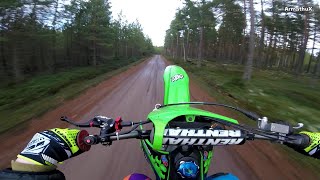 Kawasaki KX250F 4Stroke  Power Wheelie Adventure GoPro [upl. by Ronaele520]