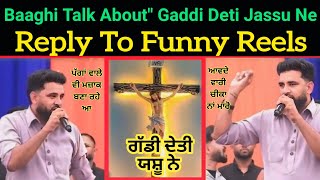 Baaghi Talking About Viral Masih Song quot Gaddi Deti Jassu Ne  Reply To Funny Reels  Filmi Info [upl. by Airlee]