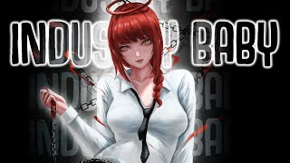 Nightcore  INDUSTRY BABY Lyrics [upl. by Bibby332]