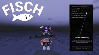 COMO ENCONTRAR LA CAÑA NOCTURNA FISCH ROBLOX [upl. by Hellah339]