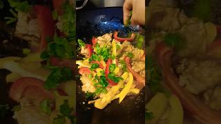 Stir Frying slice Pork food cooking asmrsounds shorts stirfry satisfyingcravings [upl. by Deirdra63]