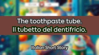 Italian short story  The toothpaste tube  B1 Intermediate [upl. by Layney]