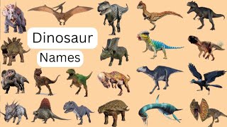 Learn Dinosaur Names For Kids  Educational Videos for Kids  Dinosaur Names For Kids [upl. by Inaleon]