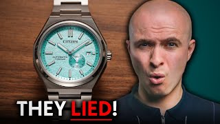 What YouTubers Aren’t Telling You About Citizen’s New “Grand Seiko Killer”  Zenshin Forza Review [upl. by Perrins]