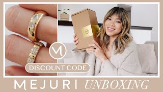 MEJURI JEWELRY HAUL amp UNBOXING ✨ New pearl pieces Toi et Moi diamond ring amp more 14k gold amp vermeil [upl. by Argela]