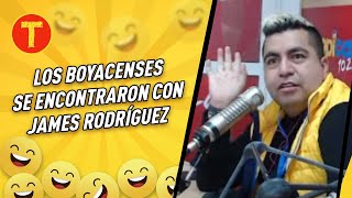 Humor Los Boyacenses se encontraron con James Rodríguez [upl. by Jeanine]