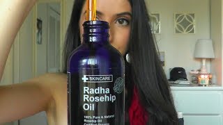 Radha Rosehip Oil Reveiw Benefits of ROSEHIP OIL [upl. by Tamqrah]