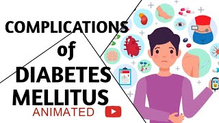 Complications of Diabetes Mellitus in Easy  Chemical Pathology  Animated [upl. by Burk]