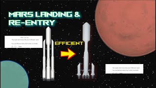 i did mars landing amp rentry again in spaceflight simulator spaceflightsimulator sfs [upl. by Enilra768]