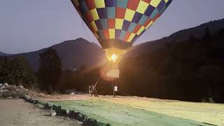 Hot air balloon ride in Manali A sky high adventure [upl. by Kurr]