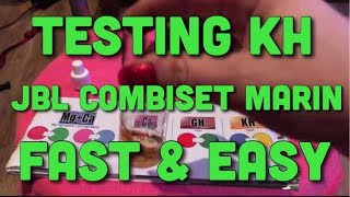 Testing KH using JBL Combiset Marin Test Kit  Fast amp Easy [upl. by Rutter]