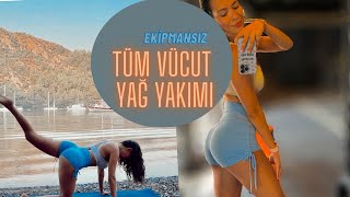 EKİPMANSIZ TÜM VÜCUT YAĞ YAKAN ANTRENMAN  YAĞ YAKKAS YAP SERİSİ 1 [upl. by Akimrej]