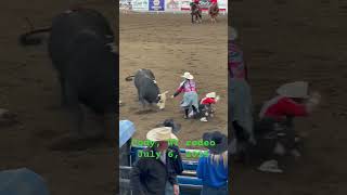 Cody Wyoming rodeo July 6 [upl. by Nirrol]