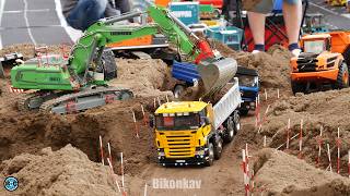 Most Powerful RC Trucks amp Mini Construction Vehicles at Modell Truck Nord [upl. by Eisso]