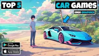 5 INSANE CAR GAMES 😱 Best Car Games For Android [upl. by Thain]