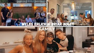 Briar Nolet Myles Erlick amp Family  Franci Nicassios Birthday Party [upl. by Epuladaug]