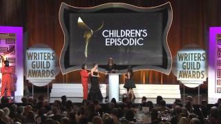 Gortimer Gibbon’s Life on Normal Street wins the 2016 Writers Guild Award for Childrens Episodic [upl. by Asecnarf]