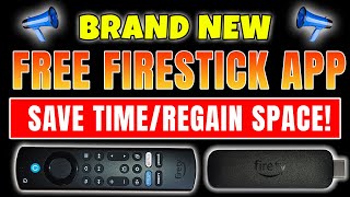 🔥 NEW APP for FIRESTICK  FREE UP SPACE with One CLICK 🔥 [upl. by Ninerb250]