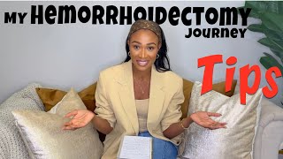 My Hemorrhoidectomy Surgery  Postop day 9  Tips for smoother recovery [upl. by Dorin]