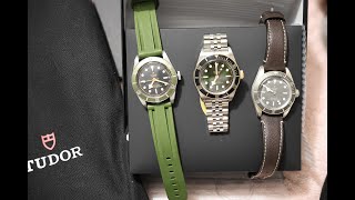 Exclusive Comparison Tudor Black Bay Harrods 2024 Edition vs Harrods 1 amp Black Bay FiftyEight 925 [upl. by Nellahs]