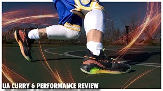 Under Armour Curry 6 Performance Review [upl. by Kcirdla590]